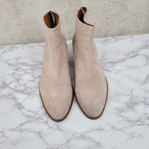 Seychelles Leather Floodplain Sand Suede Leather Ankle Booties Women's Size 8 - Picture 3 of 16